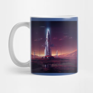 Interplanetary Spaceport Mug